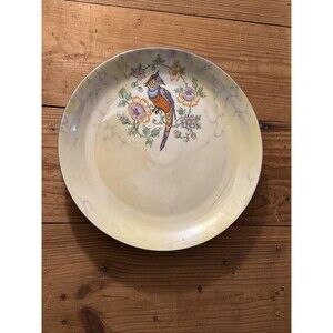 Antique Z.S.&Co Bavaria Serving Plate #9793 Bird & Floral Pattern Ca.1880-1918